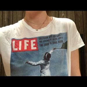 Zara Life Magazine Cover Tee Shirt